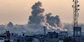 استمرار الغارات على مناطق مختلفة بقطاع غزة ومعارك في خانيونس