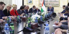 رئيس الوزراء د محمد إشتيه في لقاء مع سفراء وممثلي وقناصل دول الاتحاد الأوروبي
