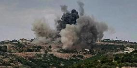 غارات جوية وقصف مدفعي اسرائيلي على عدد من البلدات في الجنوب اللبناني