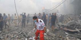 رام الله: اعتصام لموظفي الهلال الأحمر احتجاجا على جرائم استهداف طواقمه في قطاع غزة