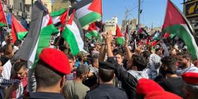 مسيرات ووقفات في الأردن نصرة للشعب الفلسطيني