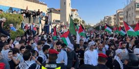 مسيرات ووقفات حاشدة في الأردن نصرة لفلسطين