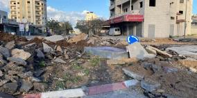 الاحتلال ينسحب من مخيم نور شمس بعد تدمير البنى التحتية