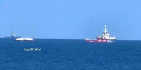 السفينة الدولية تصل شواطئ مدينة غزة محملة بالمساعدات