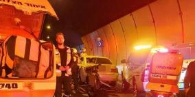 حيفا: مصرع شاب وإصابة 4 آخرين بحادث طرق في أنفاق الكرمل