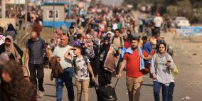 الوسطاء يقترحون تولي مصر تفتيش العائدين إلى شمال غزة