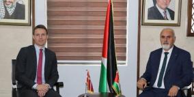 وزير الزراعة يستقبل سفير مملكة الدنمارك لدى دولة فلسطين 