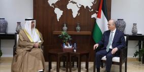 مصطفى يثمن دور الكويت الرائد في العمل السياسي والدبلوماسي لدعم فلسطين وقضيتها