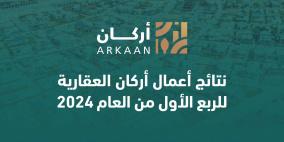 نتائج أعمال أركان العقارية للربع الأول من العام 2024