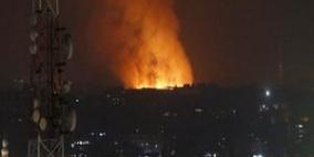 الاحتلال يشن غارات على عدة مناطق في قطاع غزة