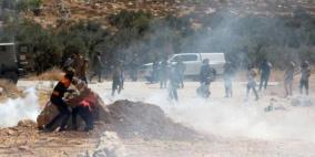 إصابات بالاختناق خلال اقتحام الاحتلال مادما جنوب نابلس