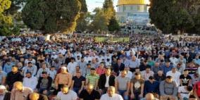 40 ألف مصل يؤدون صلاة عيد الأضحى في الأقصى