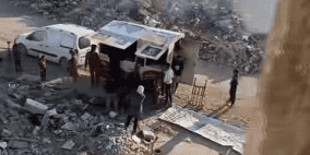 "truck food".. مطعم بيتزا متنقل ينشر الفرح بين الأنقاض في غزة 