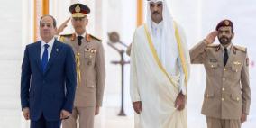 مصر وقطر تؤكدان ضرورة وقف الحرب على غزة وتحقيق المصالحة الفلسطينية