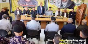 قيادة إقليم يطا/ فتح تستقبل اللواء الركن أكرم ثوابته مدير عام الدفاع المدني