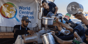 "المطبخ العالمي" يوقف عمله في قطاع غزة بعد نفاد المواد الغذائية