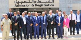 برهم يزور جامعة الزيتونة للعلوم والتكنولوجيا في سلفيت ويطلع على خططها التطويرية