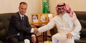 السفير السعودي في كازاخستان يستقبل نظيره أبوزيد ويؤكد ثبات دعم المملكة للقضية الفلسطينية
