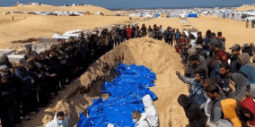 45 شهيدًا يصل رفاتهم إلى مجمع ناصر الطبي بخان يونس واستشهاد مواطن في قصف للاحتلال شرقي المدينة