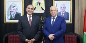 وزير الداخلية يلتقي السفير المغربي لدى دولة فلسطين
