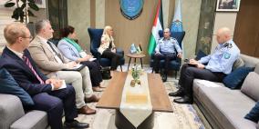 اللواء السقا ورئيسة بعثة الشرطة الأوروبية يبحثان تعزيز التعاون المشترك