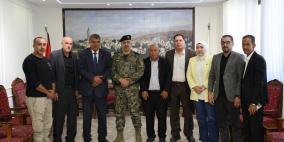 قائد قوات الأمن الوطني يستقبل محافظ طوباس