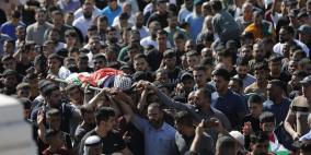 تشييع جثمان الشهيد الطفل يامن حامد في سلواد شرق رام الله