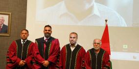 الباحث القانوني بدر زماعرة ينال درجة الدكتوراه بامتياز مع التوصية بالنشر والتبادل من الجامعة العربية الأمريكية