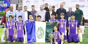 مدارس النجاح الثانوية للبنين تفوز بالمركز الأول في دوري المدارس الخاصة الأول 2025