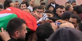نابلس: أبناء شعبنا يشيعون جثمان الشهيد بهاء راشد