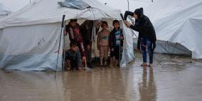 شاهد: الأمطار تتحول لمعاناة كارثية في قطاع غزة