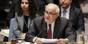 منصور: تصويت الجمعية العامة على قرار جديد لصالح فلسطين يؤكد وقوف المجتمع الدولي إلى جانب شعبنا