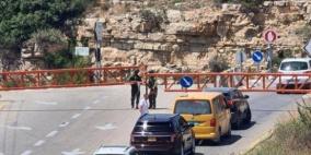 الاحتلال يغلق حاجز عطارة العسكري شمال رام الله