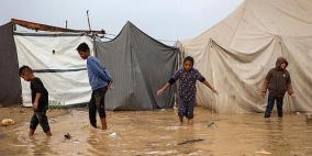 شهيدة إثر سقوط جدار منزل بسبب الأمطار وشدة الرياح في غزة