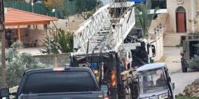 الاحتلال يستولي على معدات عمل لتشغيل بئر ارتوازية في قراوة بني حسان