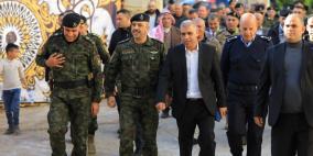 صور| قائد قوات الأمن الوطني ومحافظ قلقيلية يتفقدان القوة الأمنية في المنطقة الجنوبية للمحافظة