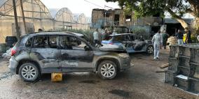 إصابات وإحراق مركبات في هجوم للمستوطنين على مشتل غرب نابلس