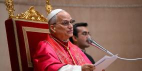 البابا: للفلسطينيين الحق في العيش بسلام على أرضهم