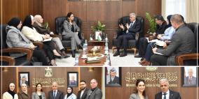 برهم يبحث مع صندوق النفقة الفلسطيني تعزيز التعاون لخدمة التعليم