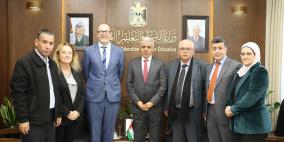 برهم يلتقي ممثل اليونيسف في فلسطين ويبحث معه سبل التعاون  وخطة تعافي التعليم