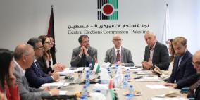 لجنة الانتخابات تجتمع بمجموعة العمل الدولية الخاصة بالانتخابات