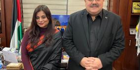 صيدم يبحث مع سفيرة الهند لدى فلسطين سبل تعزيز العلاقات الثنائية