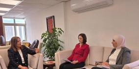 وزيرة شؤون المرأة تبحث مع سكرتارية تنسيق المساعدات (LACS) مواءمة تدخلات المانحين مع الأولويات الوطنية