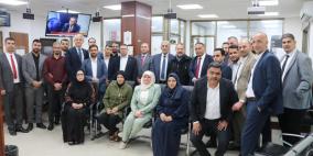 هيئة التقاعد الفلسطينية تستقبل الممثل الخاص لفخامة الرئيس محمود عباس حفظه الله السيد ياسر عباس