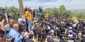 غنام في تشييع الشهيد قطوسة: العامل الفلسطيني يدفع حياته ثمناً للقمة العيش