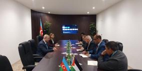 الوزير حجاوي يبحث مع نظيره الاذربيجاني تعزيز التعاون المشترك 
