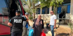 بالصور | وصول أولى قوافل حجاج بيت الله الحرام إلى مدينة أريحا