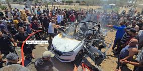 شهيد وجرحى باستهداف مركبة في دير البلح وسط قطاع غزة