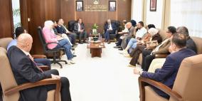 برهم يبحث مع نقابة العاملين في خضوري قضايا تخص الجامعة