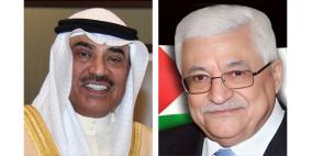 الرئيس عباس يُجري اتصالا هاتفيا مع ولي عهد الكويت